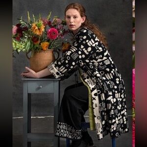 Gorgeous Rare Gudrun Sjoden Longline Gertrude Cardigan